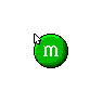 Green M&M's Candy