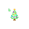 Decorated Green Christmas Tree