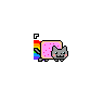 Animated Nyan Cat Rainbow