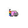 Nyan Cat with Rainbow