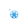 Blue Snowflake