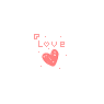 Animated Sparkly do coração do amor
