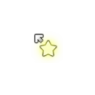 Transparent Yellow Star