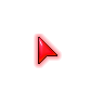 Cool Red Outer Glow Pointer Cursor