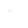 Small Pink Outline Pointer