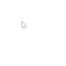 Small Purple Outline Pointer
