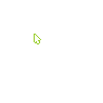Small Green Outline Pointer