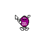 Purple M&M's Candy