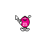 Pink M&M\'s Candy