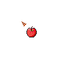Red Apple Being Eaten