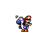 Purple Yoshi and Baby Mario