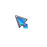 Animated Cool Shiny Blue Pointer