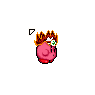 Fire Kirby Walking