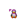 Penguin Wearing Scarf