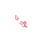 Cute Flying Pink Bird