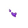 Flying Purple Butterfly