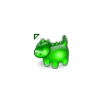 Cute Green Dino