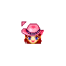 Cowgirl Pink Hat Doll