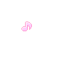 Cute Light Pink Music Note