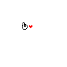 Tiny Hand With Red Heart