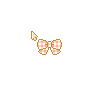 Cute Polka Dotted Beige Bow Tie Ribbon
