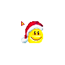 Christmas Santa Hat Smiley