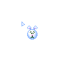 Bunny Rabbit Sad Smiley