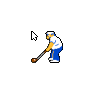 Golfer Teeing Off