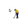 Golfer Teeing Off 3
