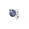 Angry Bowling Bowl and Scared Pin