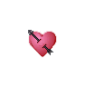 Cupids Arrow Piercing Heart