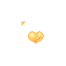 Flashy Pink Yellow Heart