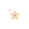 Flashy Colorful Pink Green Star 2