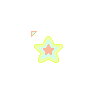 Flashy Colorful Pink Yellow Green Star 2