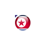 North Korea Flag Orb