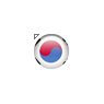 South Korea Flag Orb