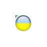 Ukraine Flag Orb
