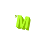 3D Letter M