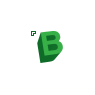 3D Letter B