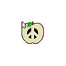 Apple Peace Symbol
