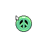 Green Peace Symbol