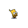 Bart Simpson Professor